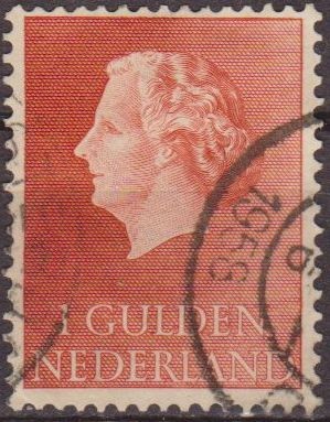 Holanda 1954-57 Scott 361 Sello Reina Juliana 1G usado Netherland 