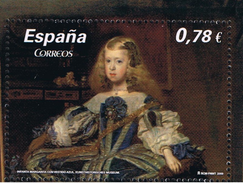 Edifil  SH 4519 A  Homenaje a Velazque. Emisión conjunta España - Austria.  