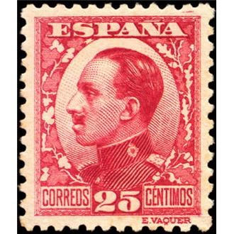 ESPAÑA 1930 495 Sello Nuevo Alfonso XIII Tipo vaquer de perfil nº control al dorso Yv408 