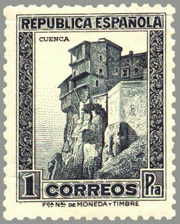 ESPAÑA 1932 673 Sello Nuevo Casas Colgadas Cuenca