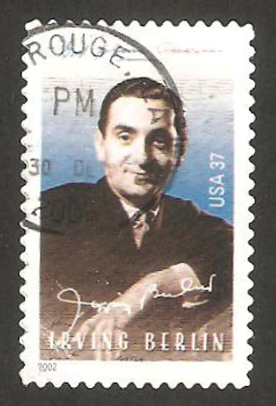 irving berlin, autor y compositor de canciones