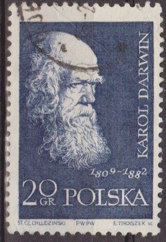 Polonia 1959 Scott 880 Sello º Cientificos Charles Darwin Polska Poland Polen Pologne 