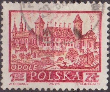 Polonia 1960 Scott 960 Sello Ciudades Historicas Opole Usado Polska Poland Polen Pologne 