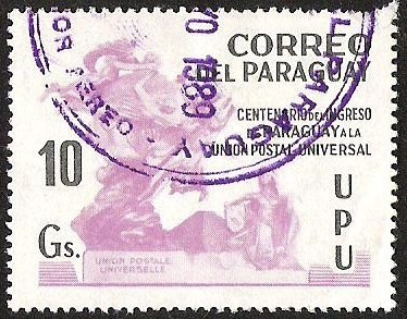 CENTENARIO DEL INGRESO DE PARAGUAY A LA UNION POSTAL UNIVERSAL 