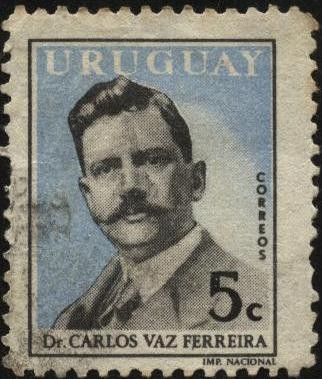 Dr. Carlos Vaz Ferreira. Destacado filósofo uruguayo. 1872-1958 