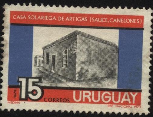 Casa solariega del General Artigas en la ciudad de Sauce, dpto. de Canelones.