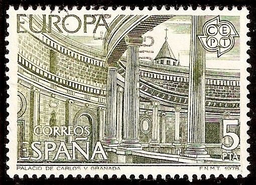 Europa - CEPT. Palacio de Carlos V - Granada