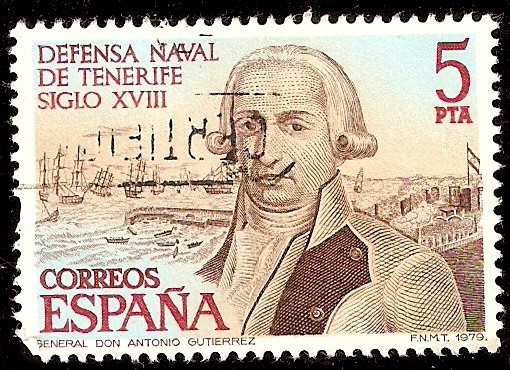 Defensa Naval de Tenerife, siglo XVIII - Antonio Gutiérrez