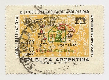 1° Exposición Filatélica de la Solidaridad