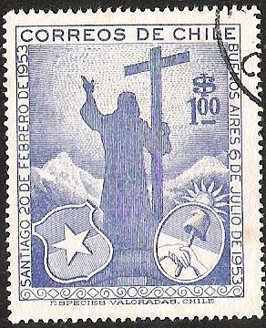 CONMEMORATIVO VISITAS DE LOS PRESIDENTES DE ARGENTINA Y CHILE - CRISTO REDENTOR