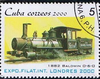 Exposicion Filat. Inter. LONDRES 2000 (1882 Baldwin 0-6-0 )