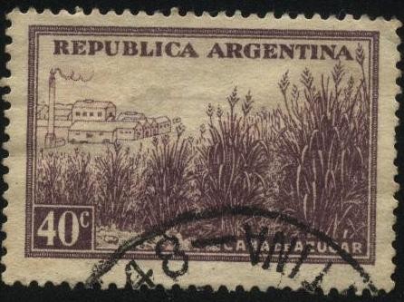 Riquezas Nacionales. Plantaciones de caña de azúcar. Ingenio azucarero.