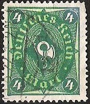 DEUTSCHES REICH - CORNETA POSTAL