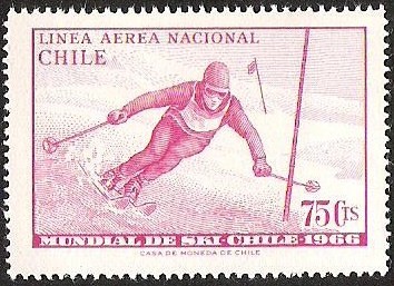 CAMPEONATO MUNDIAL DE SKI CHILE 1966