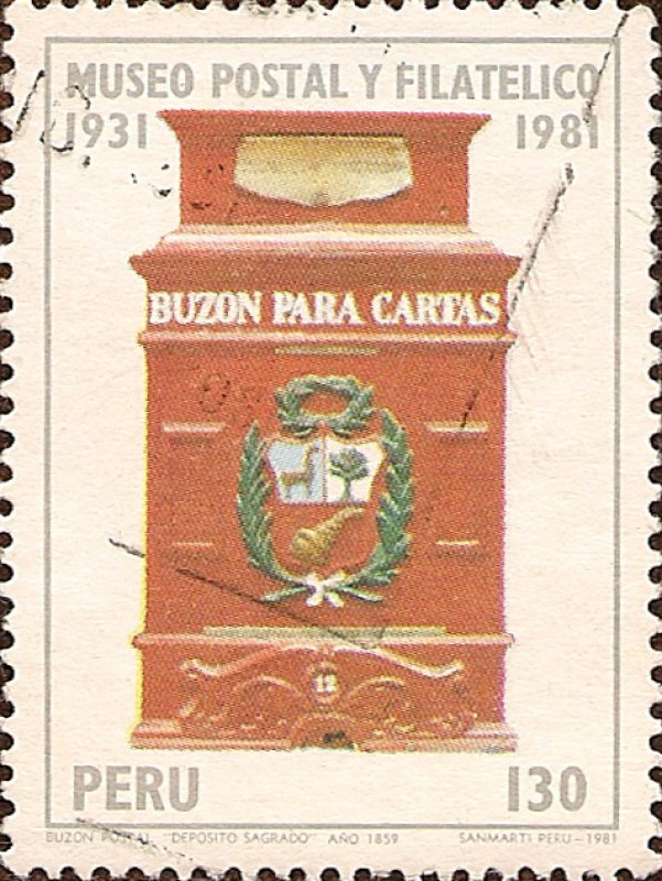 50 Aniversario del Museo Postal y Filatélico 1931-1981.