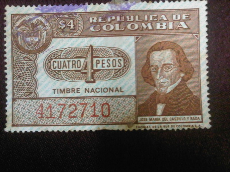 Timbre Nacional - José María del Castillo y Rada.