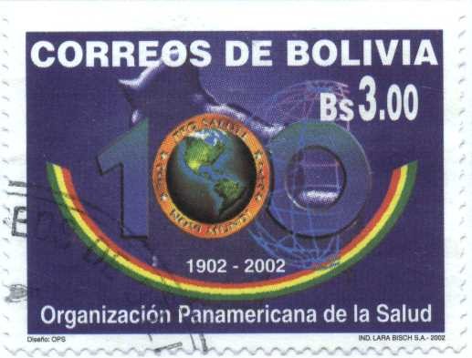 Centenario Organizacion Panamericana de la Salud O.P.S. 1902 - 2002