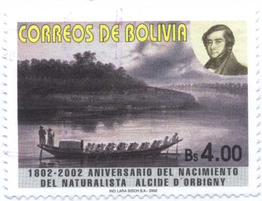 Bicentenario del nacimiento del naturalista frances Alcides D'Orbigny 1802-2002