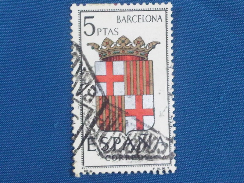 Escudos de Capitales de Provincias Española.-BARCELONA