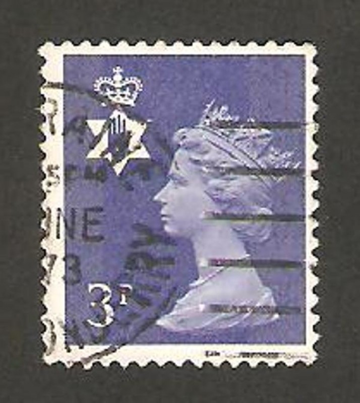 elizabeth II, emisión regional de Irlanda del Norte