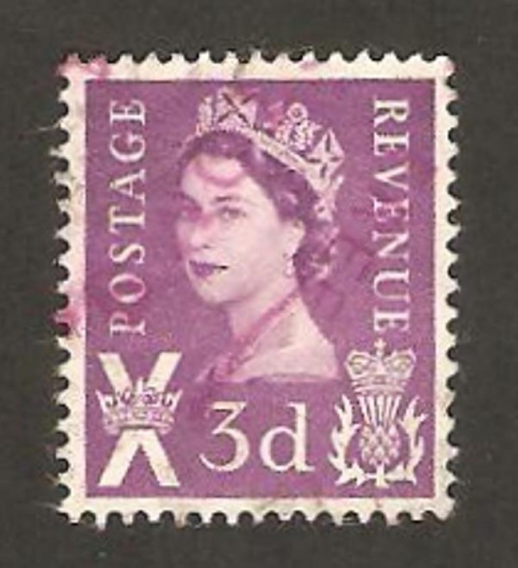 elizabeth II, emisión regional de Escocia