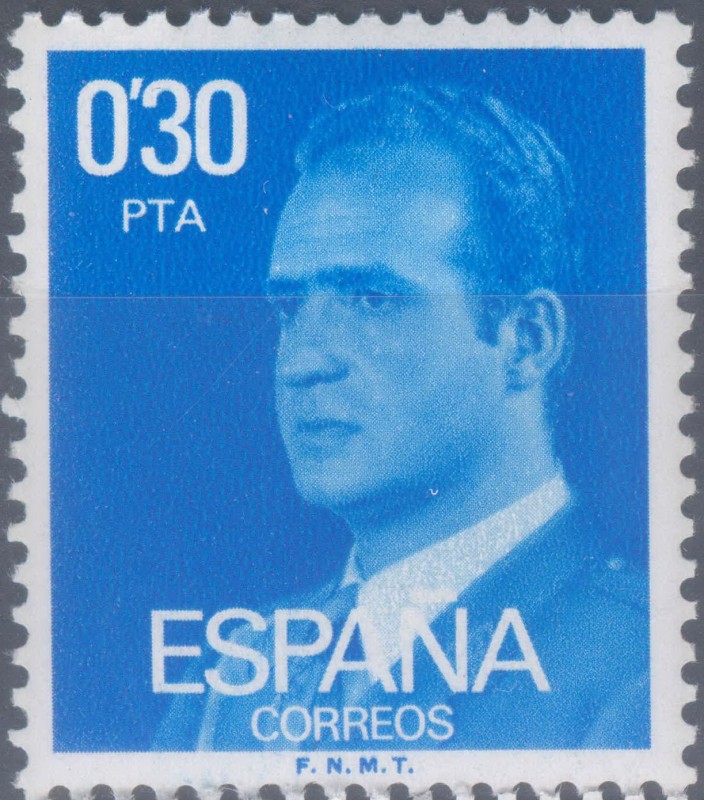 ESPAÑA 1977_2388 Don Juan Carlos I. Serie básica. Scott 1971