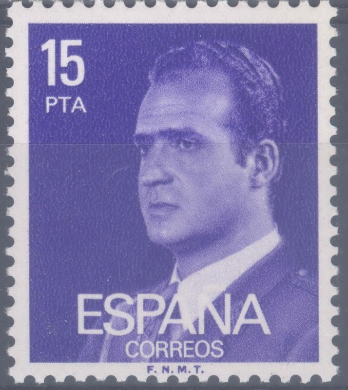 ESPAÑA 1977_2395 Don Juan Carlos I. Serie básica. Scott 1985