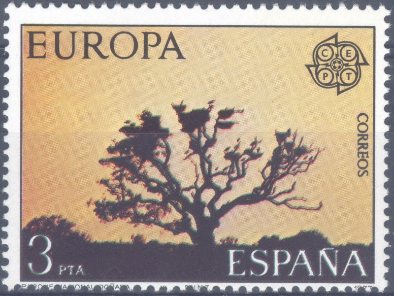 ESPAÑA 1977_2413 Europa-CEPT. Scott 2041