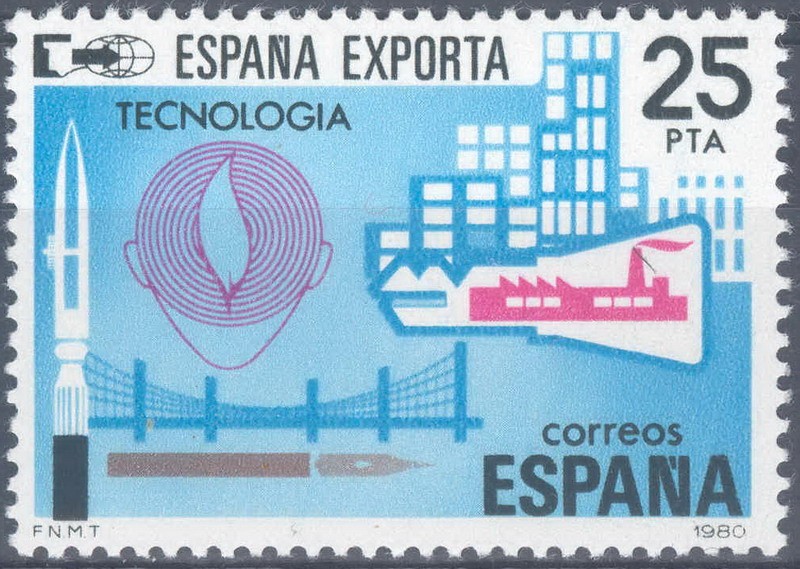 ESPAÑA 1980_2567 España exporta. Scott 2207