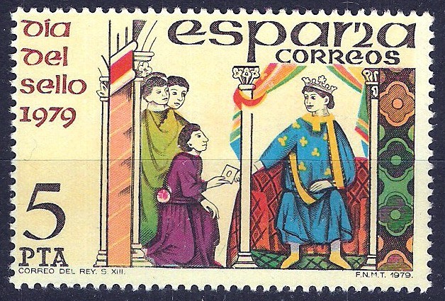 2526 Día del sello, Correo del Rey, siglo XIII.