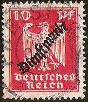 DEUTSCHES REICH - DIENFMARKE