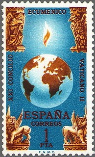 ESPAÑA 1966 1695 Sello ** Concilio Ecumenico Vaticano II Yv1357 Completa Espana Spain Espagne Spagna