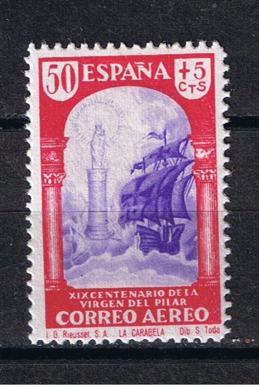 Edifil  905  XIX Cent. de la venida de la Virgen  del Pilar a Zaragoza.  