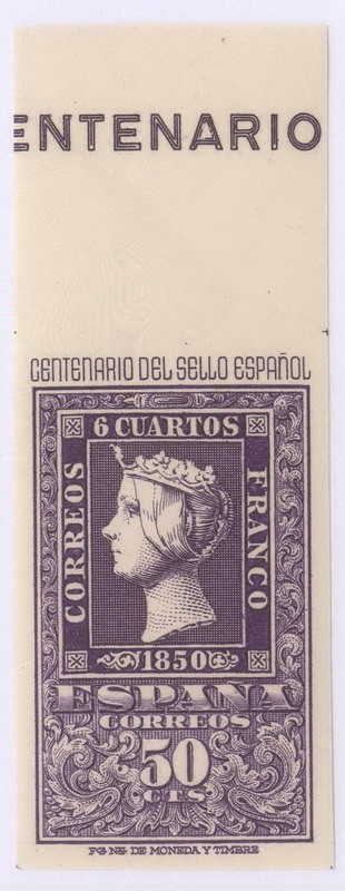 ESPAÑA 1075 Centenario del Sello español. Scott 776