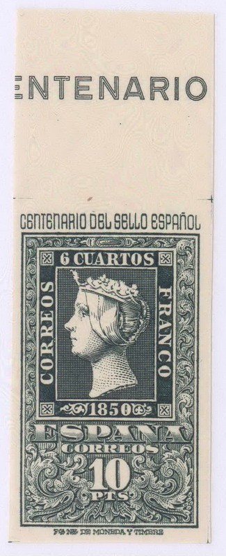 ESPAÑA 1077 Centenario del Sello español. Scott 778