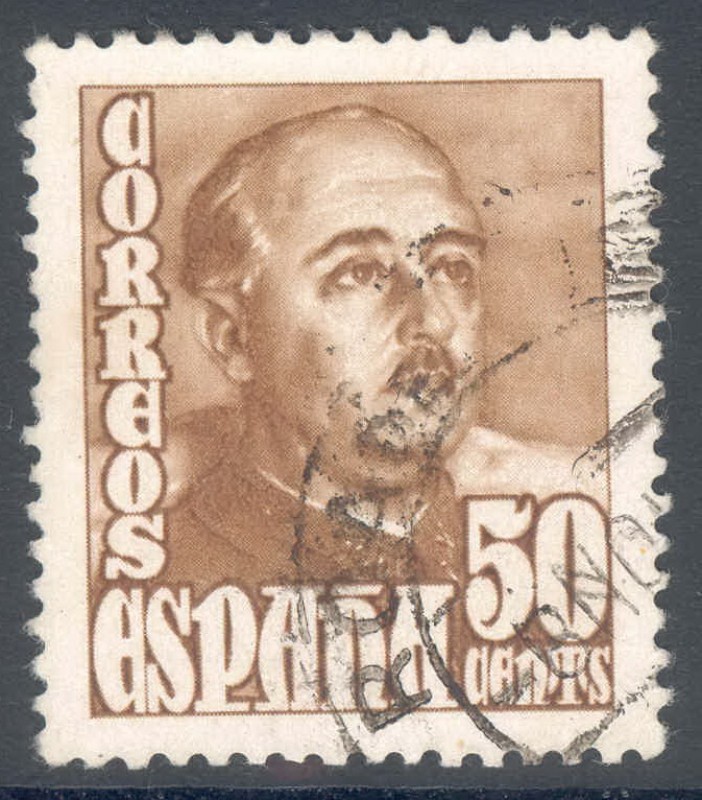 ESPAÑA 1948_1022 General Franco (huecograbado)