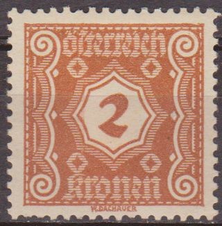 AUSTRIA 1922 Scott J104 Sello * Cifras Numeros 2k Osterreich Autriche 