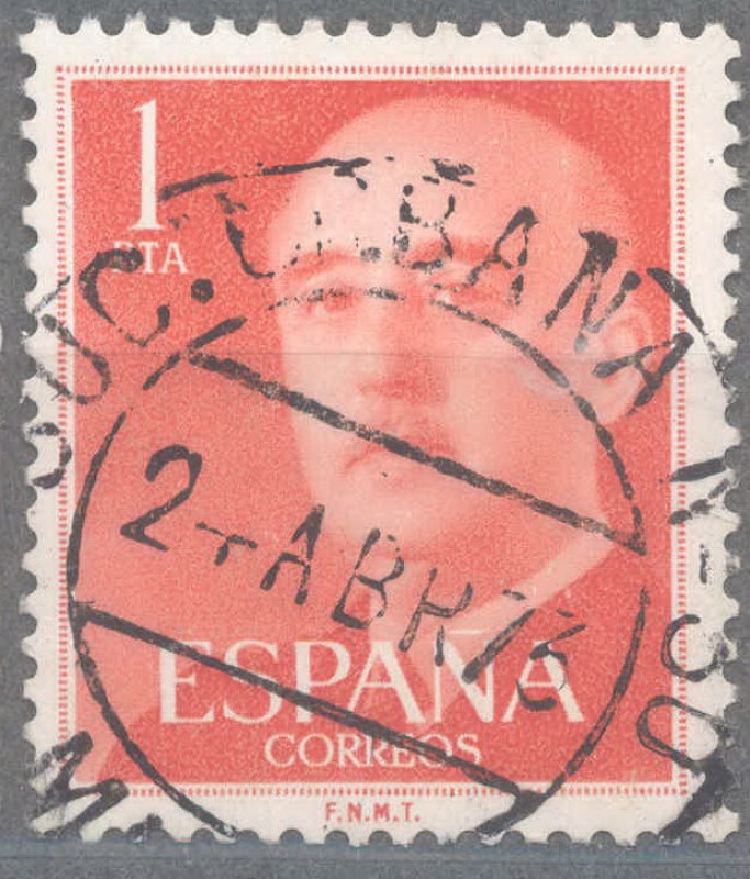 ESPAÑA 1955-6_1153.06 General Franco (1892-1975).