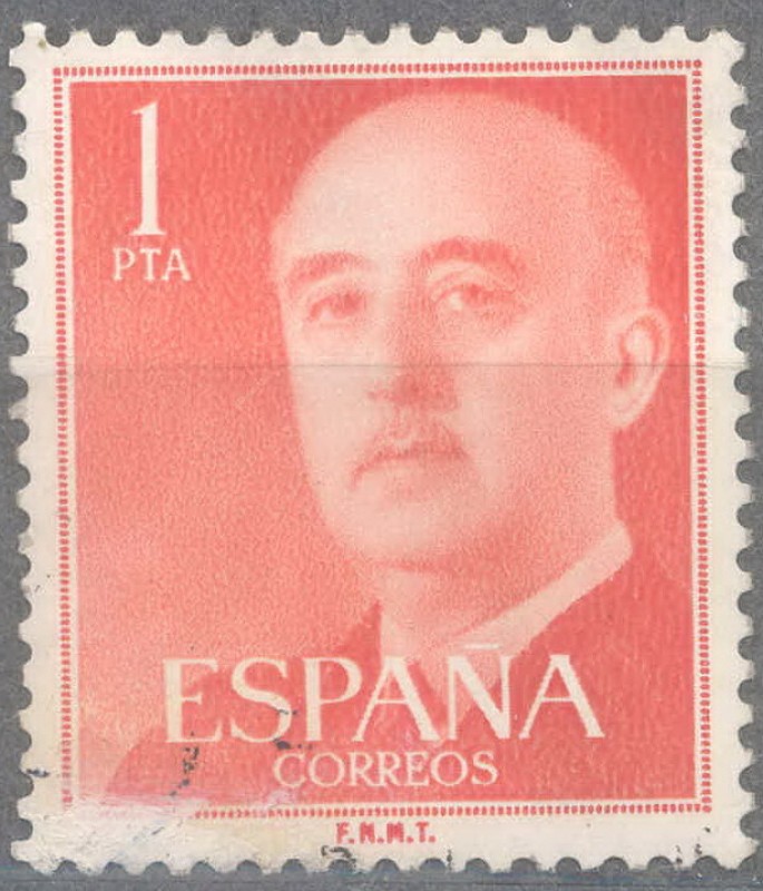 ESPAÑA 1955-6_1153.07 General Franco (1892-1975).