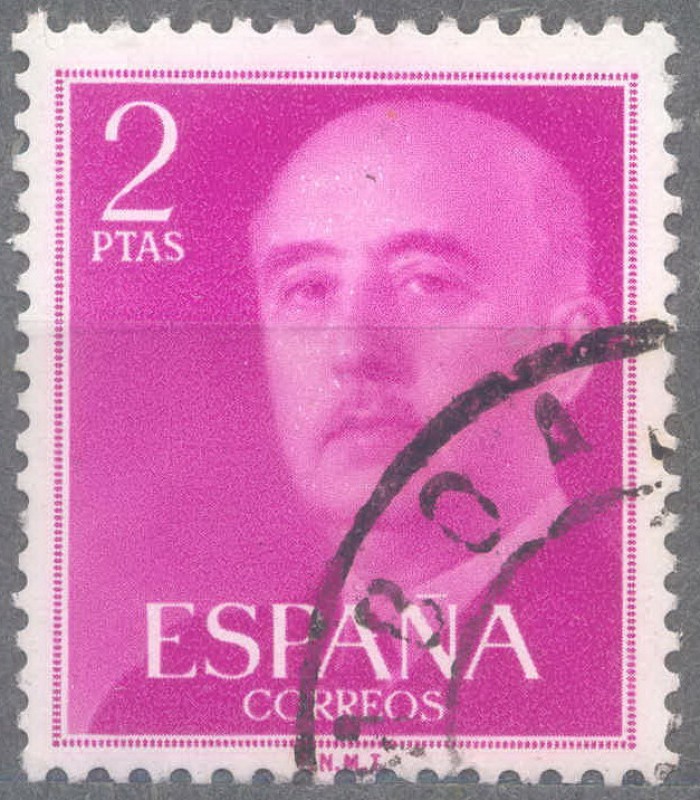 ESPAÑA 1955-6_1158.01 General Franco (1892-1975).