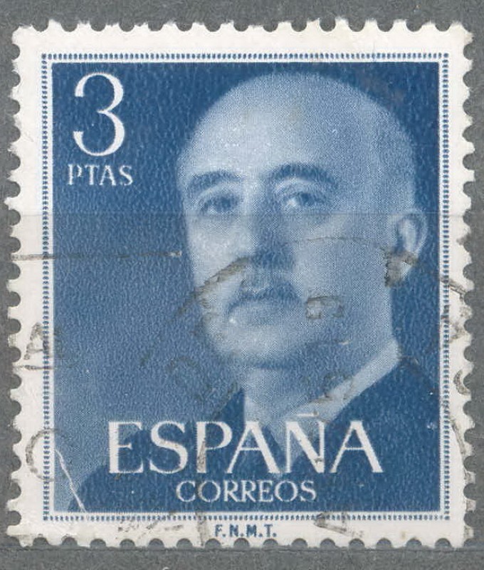 ESPAÑA 1955-6_1159.08 General Franco (1892-1975).