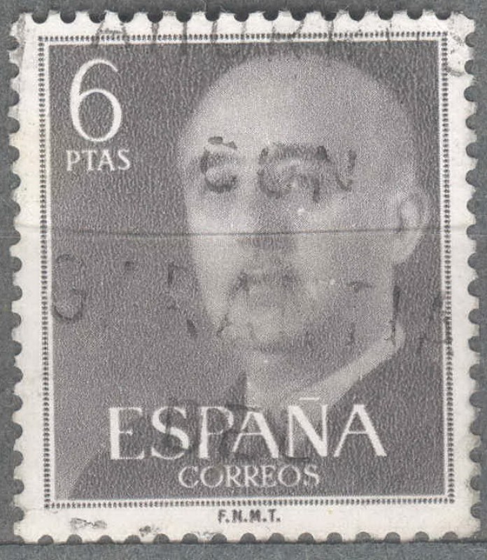 ESPAÑA 1955-6_1161 General Franco (1892-1975).