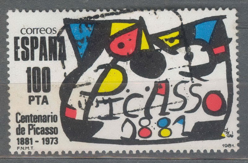 ESPAÑA 1981_2609 Homenaje a Pablo Ruiz Picasso en el centenario de su nacimiento. 