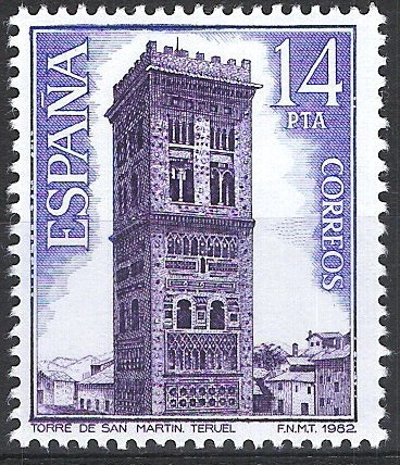 2679 Paisajes y monumentos. Torre de San Martín, Teruel.