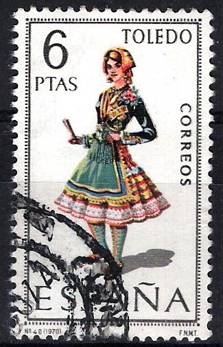 1960 Trajes típicos españoles. Toledo