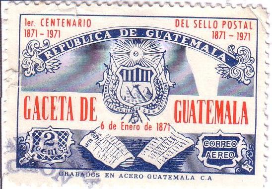 Escudo de armas y periódico