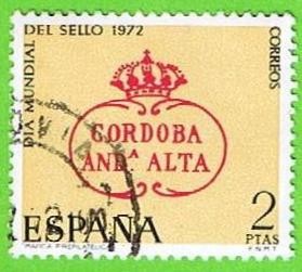 2092  Dia del sello (Marca prefilatelica Cordoba )