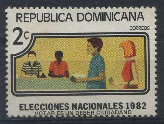 Scott 855 - Elecciones Nacionales 1982