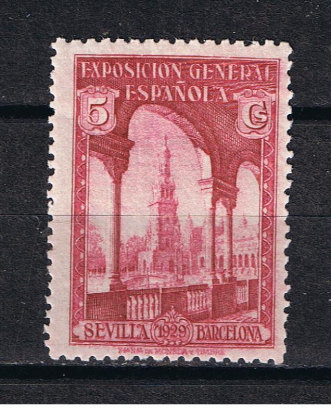 Edifil  436  Pro Exposiciones de Sevilla y Barcelona.   