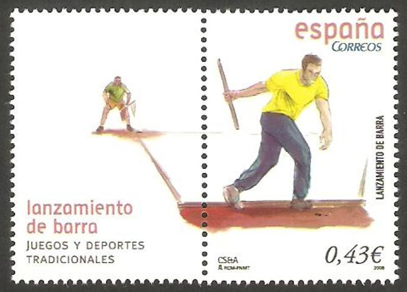 4415 - deporte, lanzamiento de barra